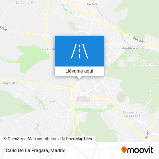 Mapa Calle De La Fragata