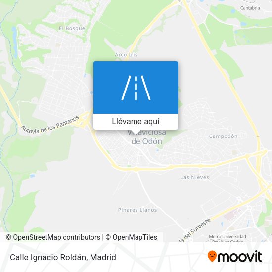 Mapa Calle Ignacio Roldán