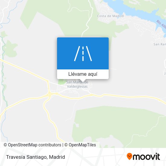 Mapa Travesía Santiago