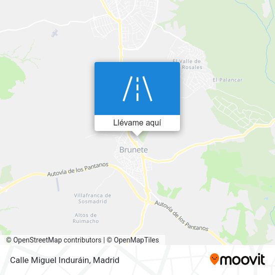 Mapa Calle Miguel Induráin
