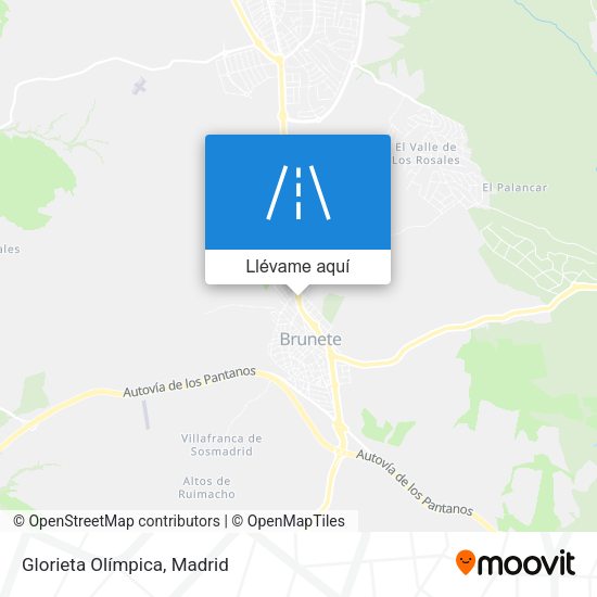 Mapa Glorieta Olímpica