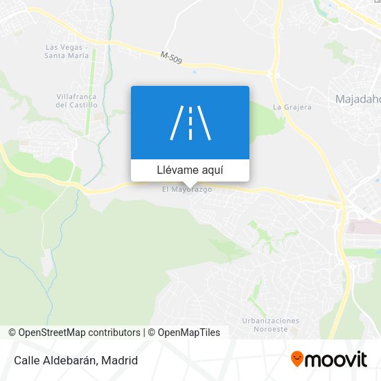 Mapa Calle Aldebarán