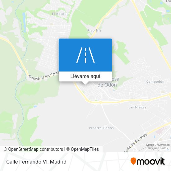 Mapa Calle Fernando VI