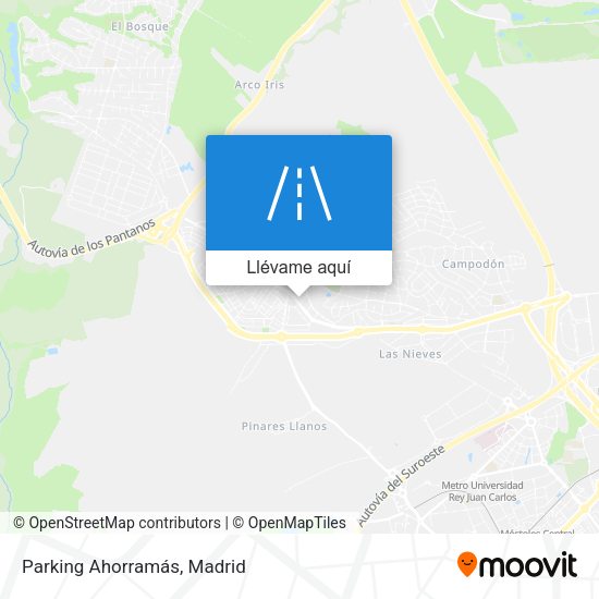 Mapa Parking Ahorramás