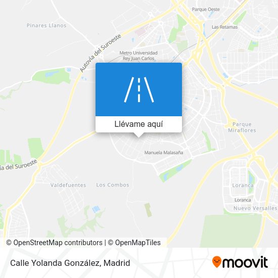 Mapa Calle Yolanda González