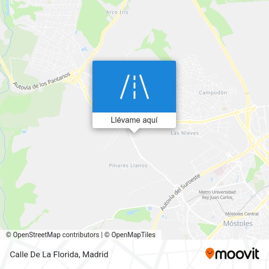 Mapa Calle De La Florida