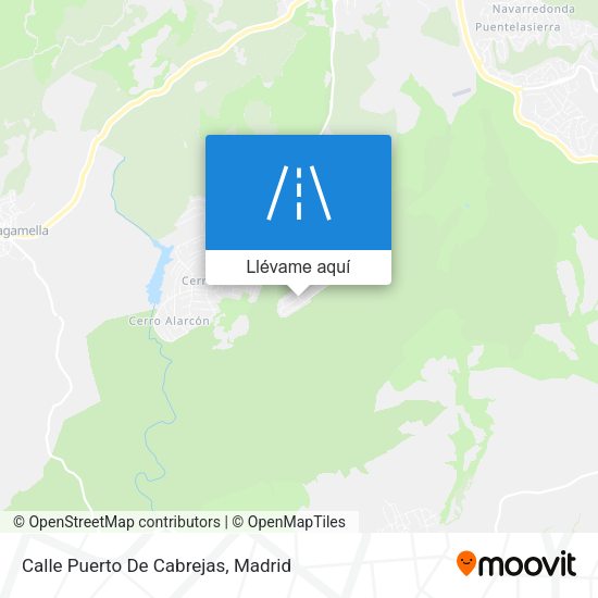 Mapa Calle Puerto De Cabrejas