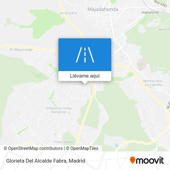 Mapa Glorieta Del Alcalde Fabra