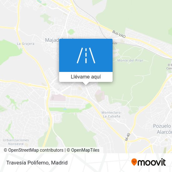 Mapa Travesía Polifemo