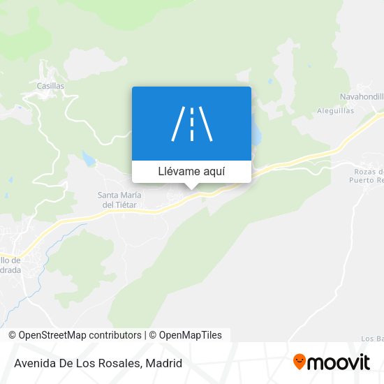 Mapa Avenida De Los Rosales
