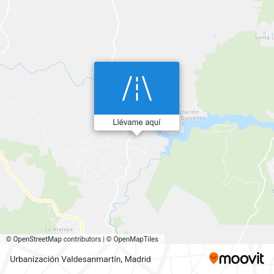Mapa Urbanización Valdesanmartín