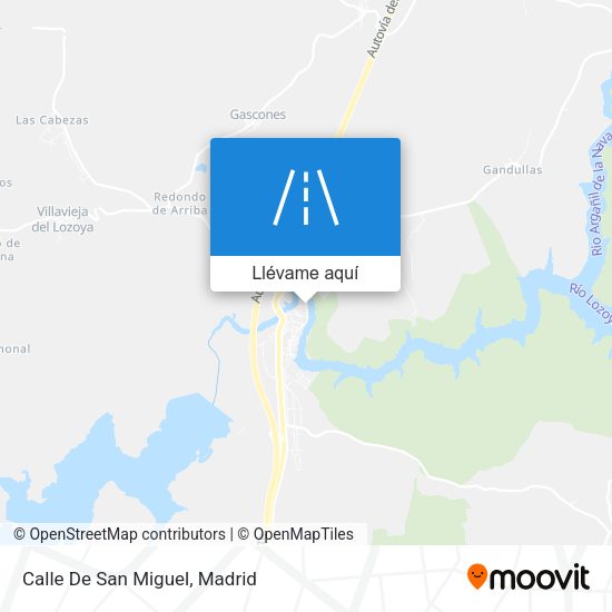 Mapa Calle De San Miguel