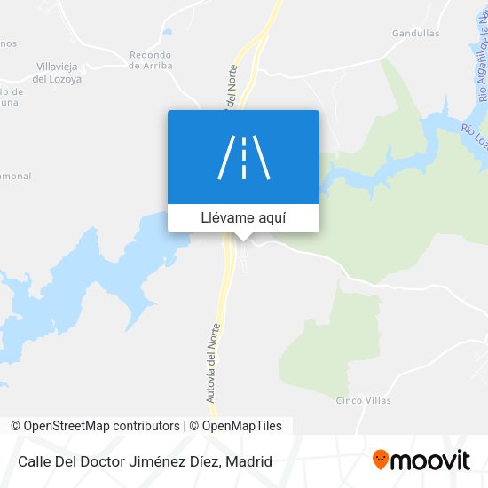 Mapa Calle Del Doctor Jiménez Díez