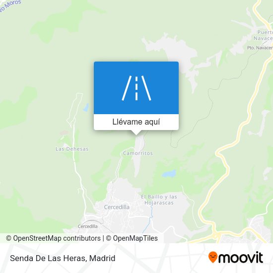 Mapa Senda De Las Heras
