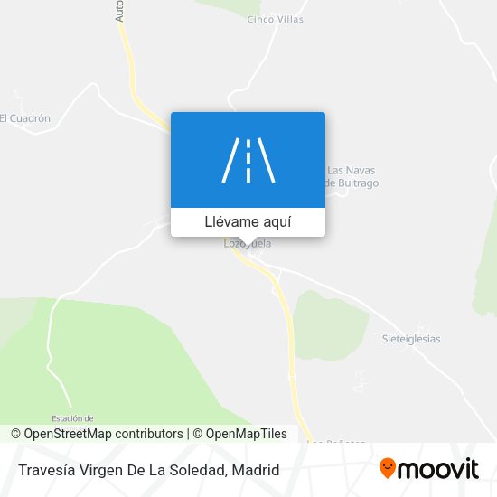 Mapa Travesía Virgen De La Soledad