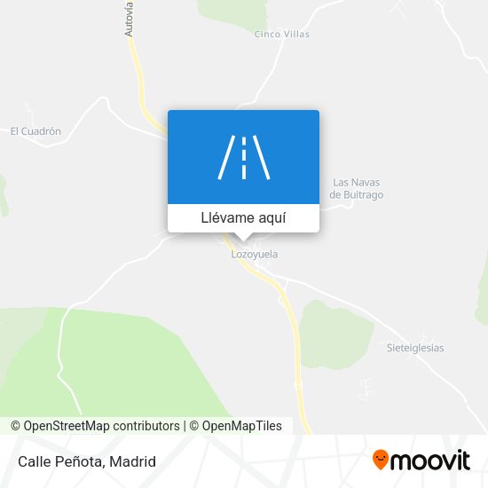 Mapa Calle Peñota