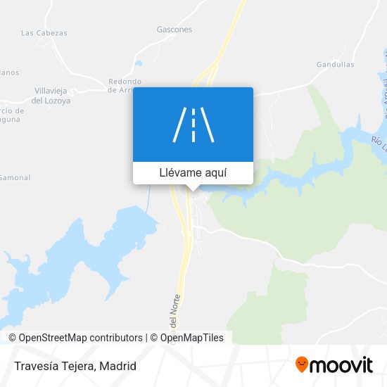 Mapa Travesía Tejera