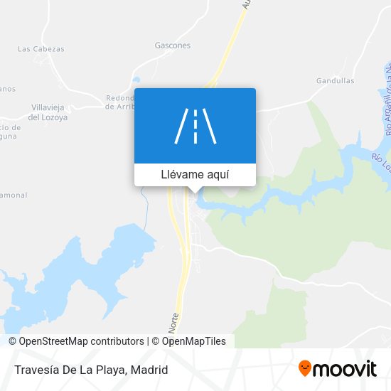 Mapa Travesía De La Playa