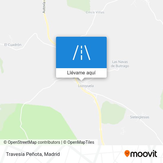 Mapa Travesía Peñota