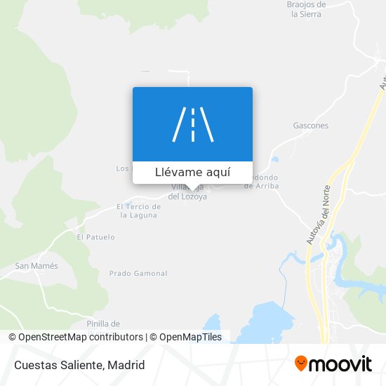 Mapa Cuestas Saliente