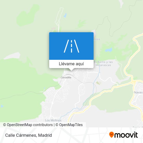 Mapa Calle Cármenes