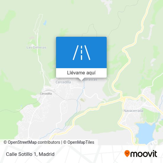 Mapa Calle Sotillo 1
