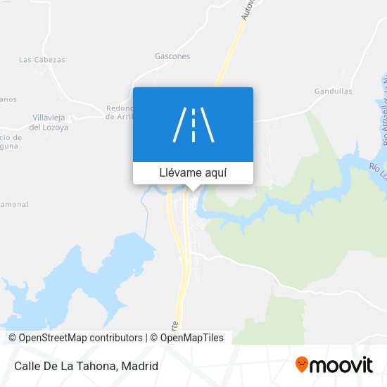 Mapa Calle De La Tahona