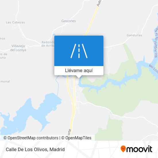 Mapa Calle De Los Olivos