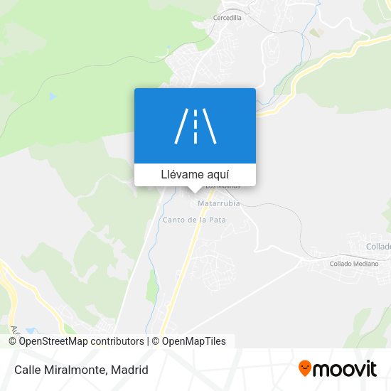 Mapa Calle Miralmonte