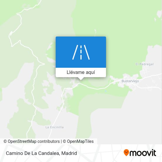 Mapa Camino De La Candalea