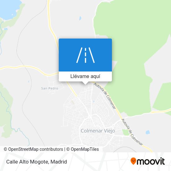 Mapa Calle Alto Mogote
