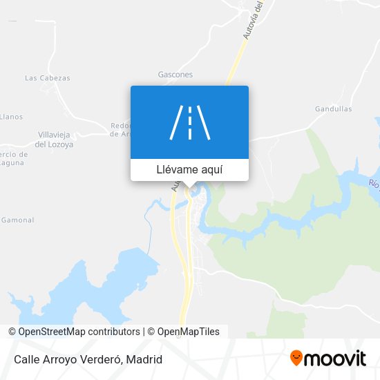 Mapa Calle Arroyo Verderó