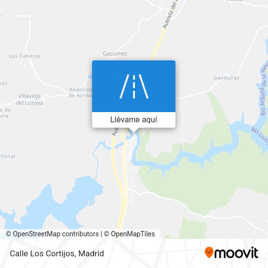 Mapa Calle Los Cortijos