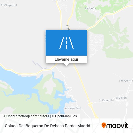 Mapa Colada Del Boquerón De Dehesa Parda