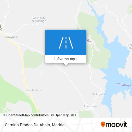 Mapa Camino Prados De Abajo