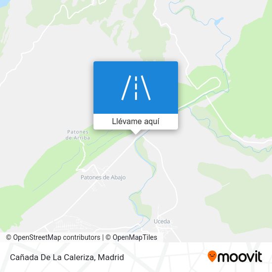 Mapa Cañada De La Caleriza