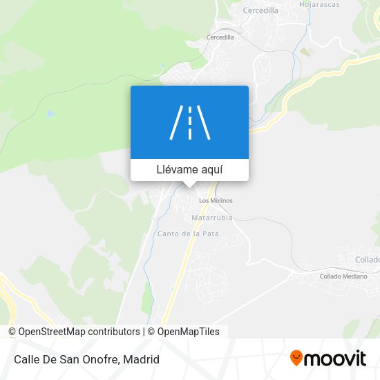 Mapa Calle De San Onofre