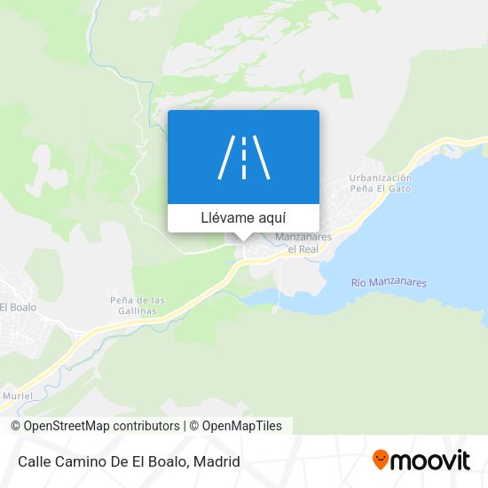 Mapa Calle Camino De El Boalo
