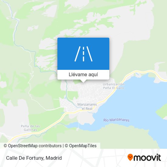 Mapa Calle De Fortuny