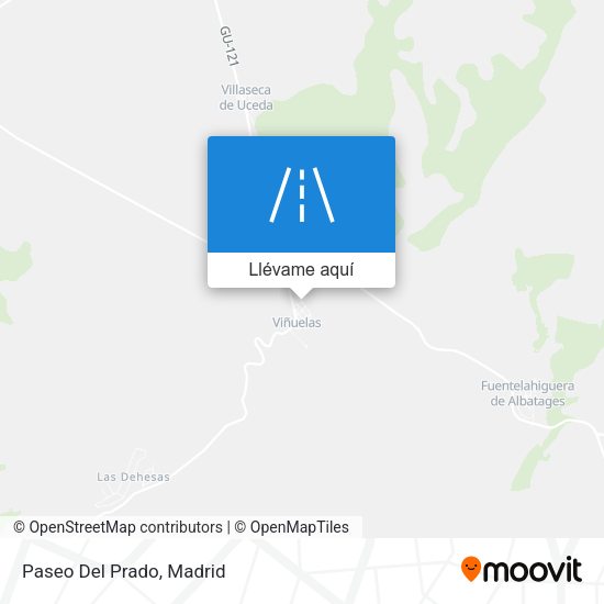 Mapa Paseo Del Prado
