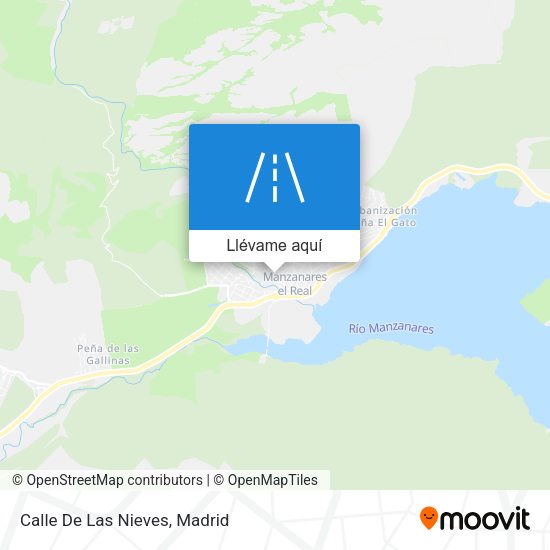 Mapa Calle De Las Nieves