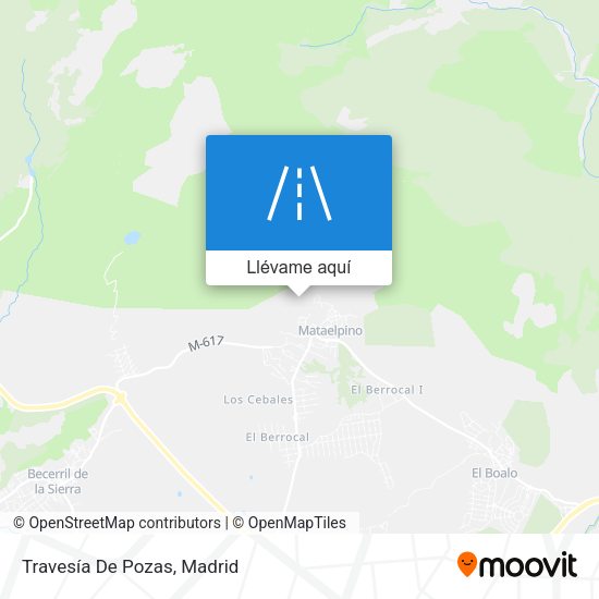 Mapa Travesía De Pozas