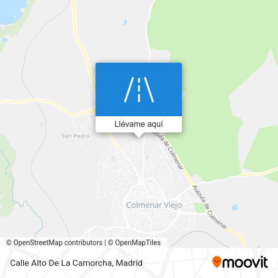 Mapa Calle Alto De La Camorcha