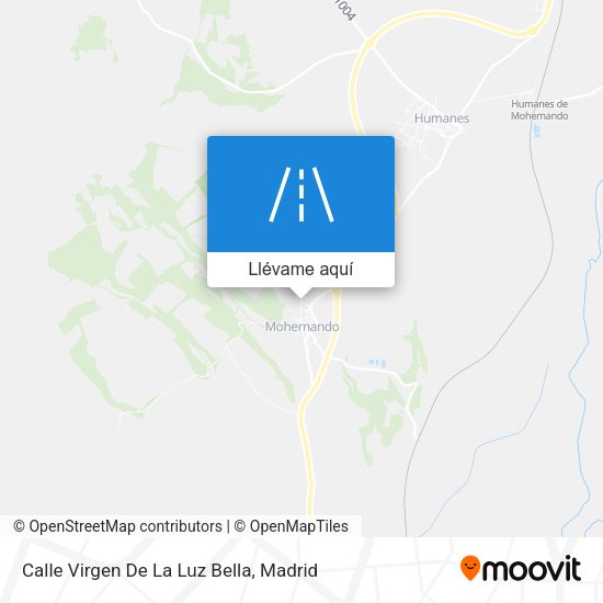 Mapa Calle Virgen De La Luz Bella