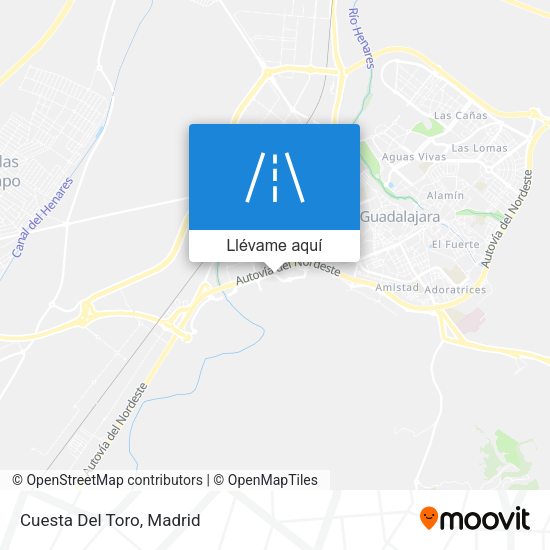 Mapa Cuesta Del Toro