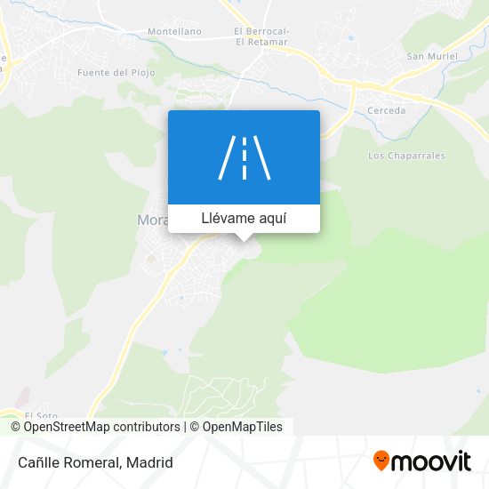 Mapa Cañlle Romeral