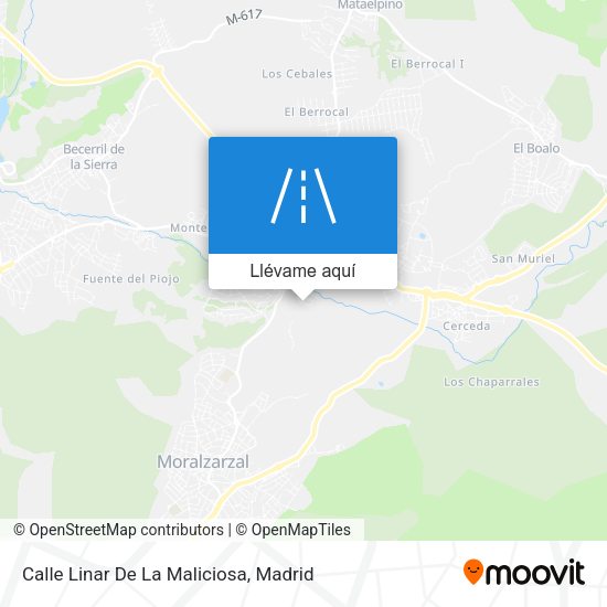 Mapa Calle Linar De La Maliciosa