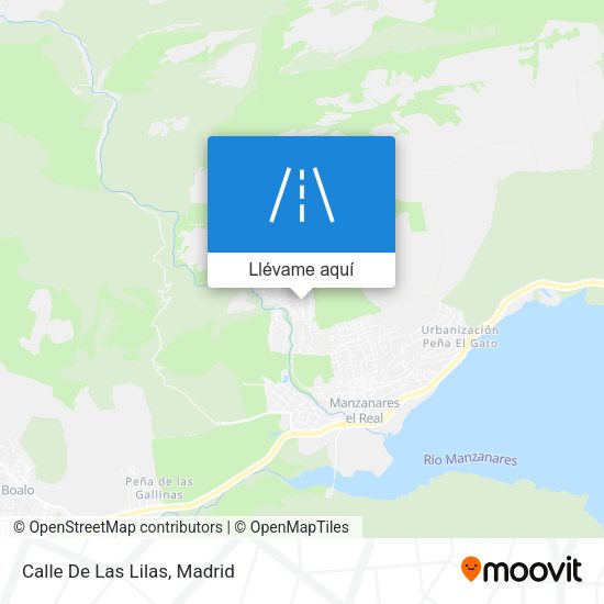Mapa Calle De Las Lilas