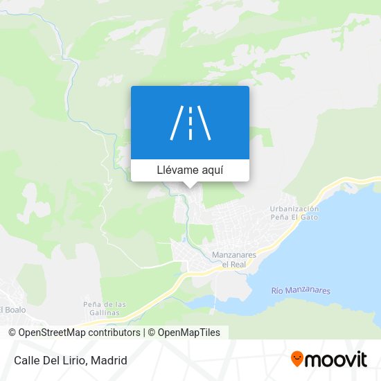 Mapa Calle Del Lirio