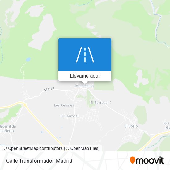 Mapa Calle Transformador